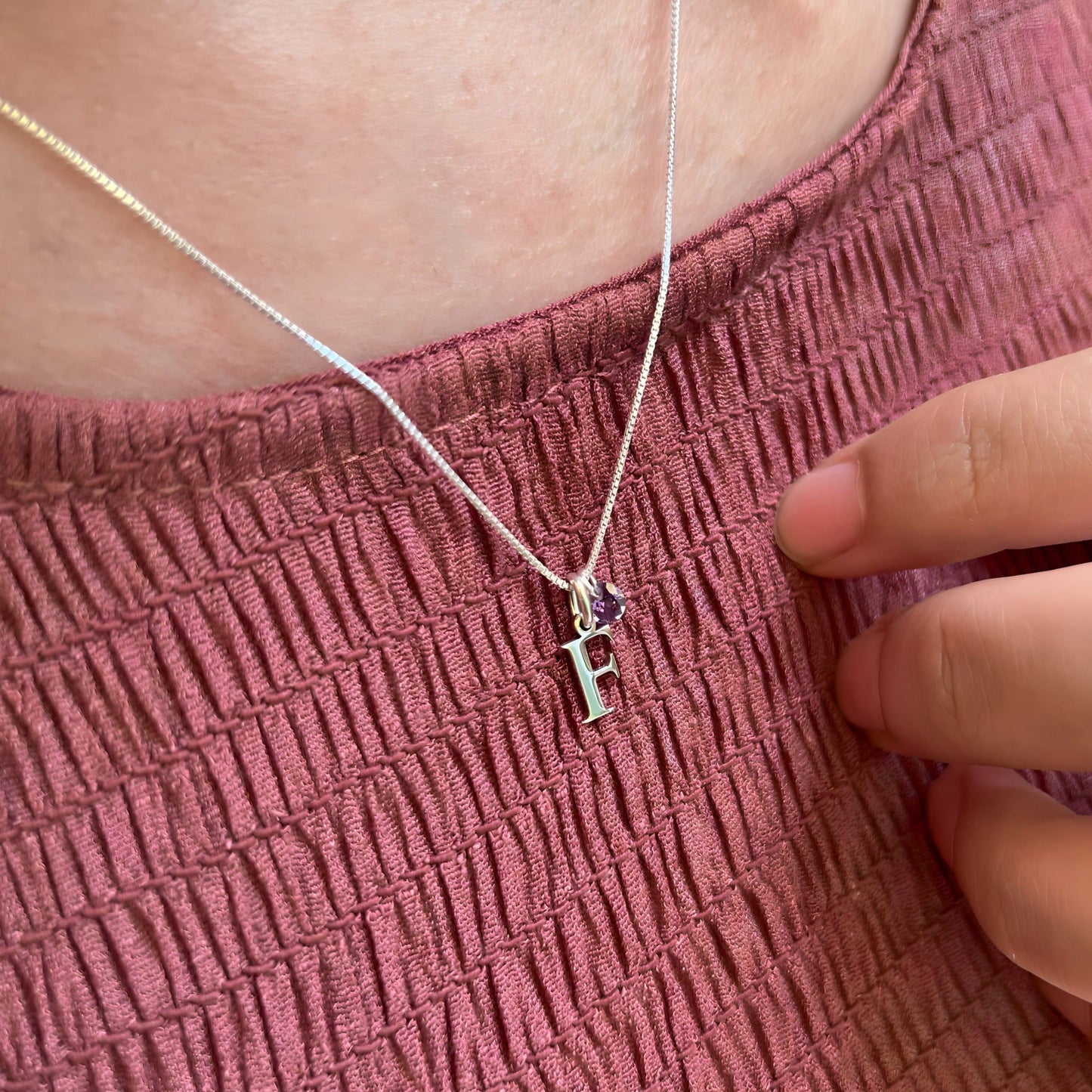 Cadena Birth Stone (Color de piedra: Mayo - Agosto)