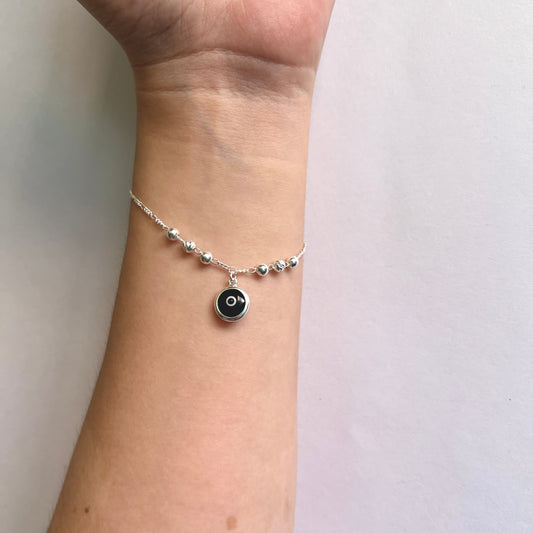 Pulsera ojo turco negra